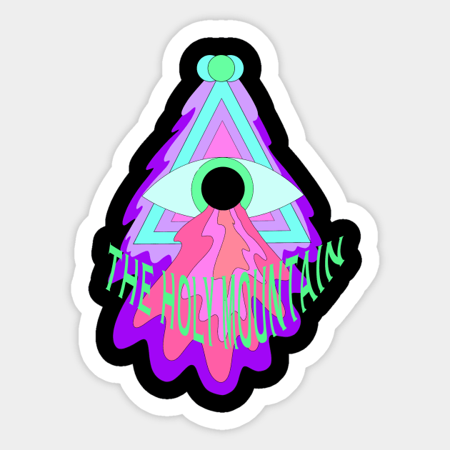 The Holy Mountain Sticker by SchlockHorror